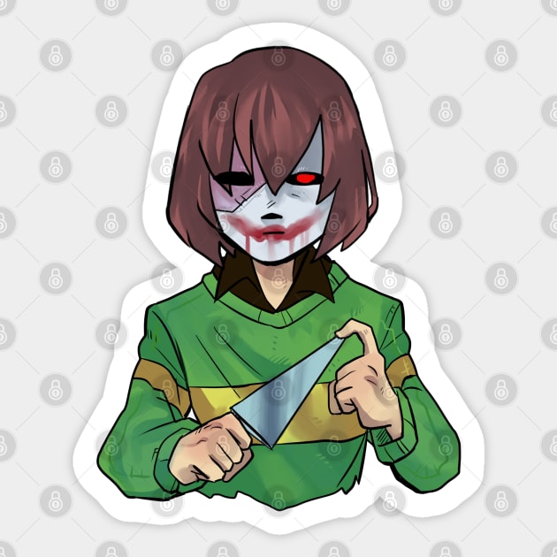 Chara [Sally Face] Sticker by WiliamGlowing